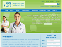 Tablet Screenshot of apgcare.com